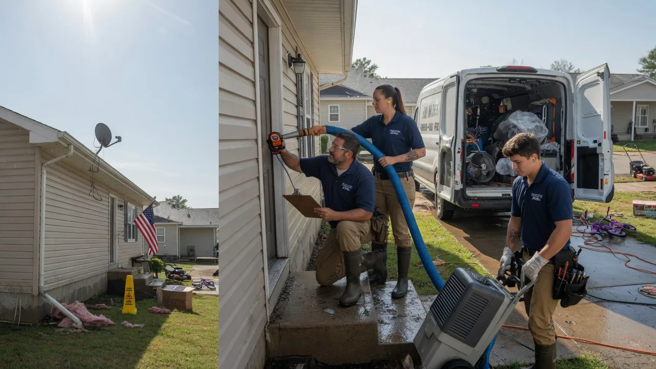 Ceiling Water Damage Restoration in Kentland, IN near me